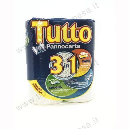 Pannocarta 3 in 1 rotoli Tutto x 2