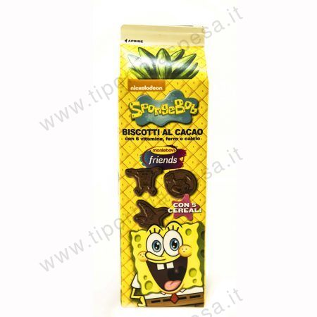 Biscotti spongebob al cacao
