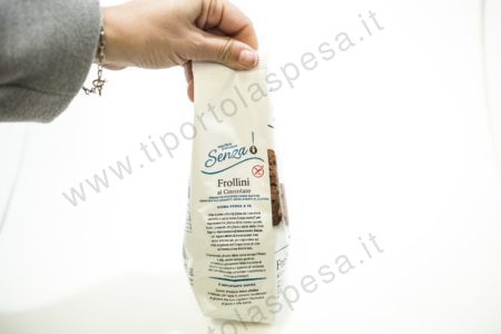 Biscotti frollini al cioccolato no glutine Linea Senza - immagine 2