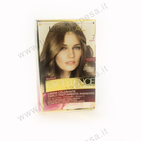 Colorante Excellence L'oreal biondo nr.7