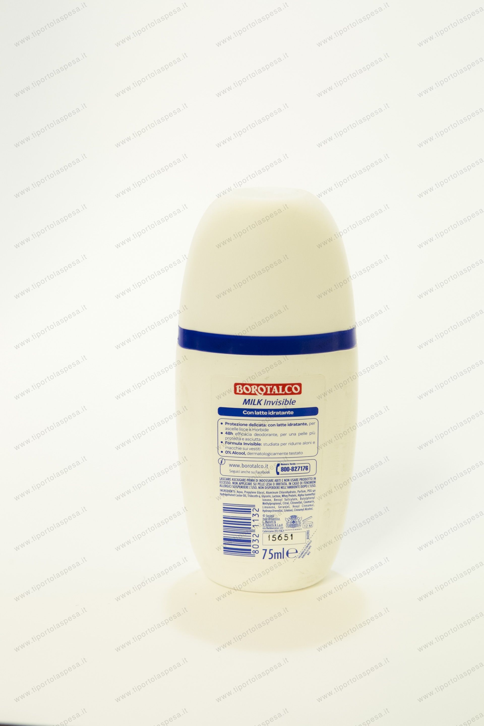 Deodorante Borotalco spray milk invisible - immagine 2