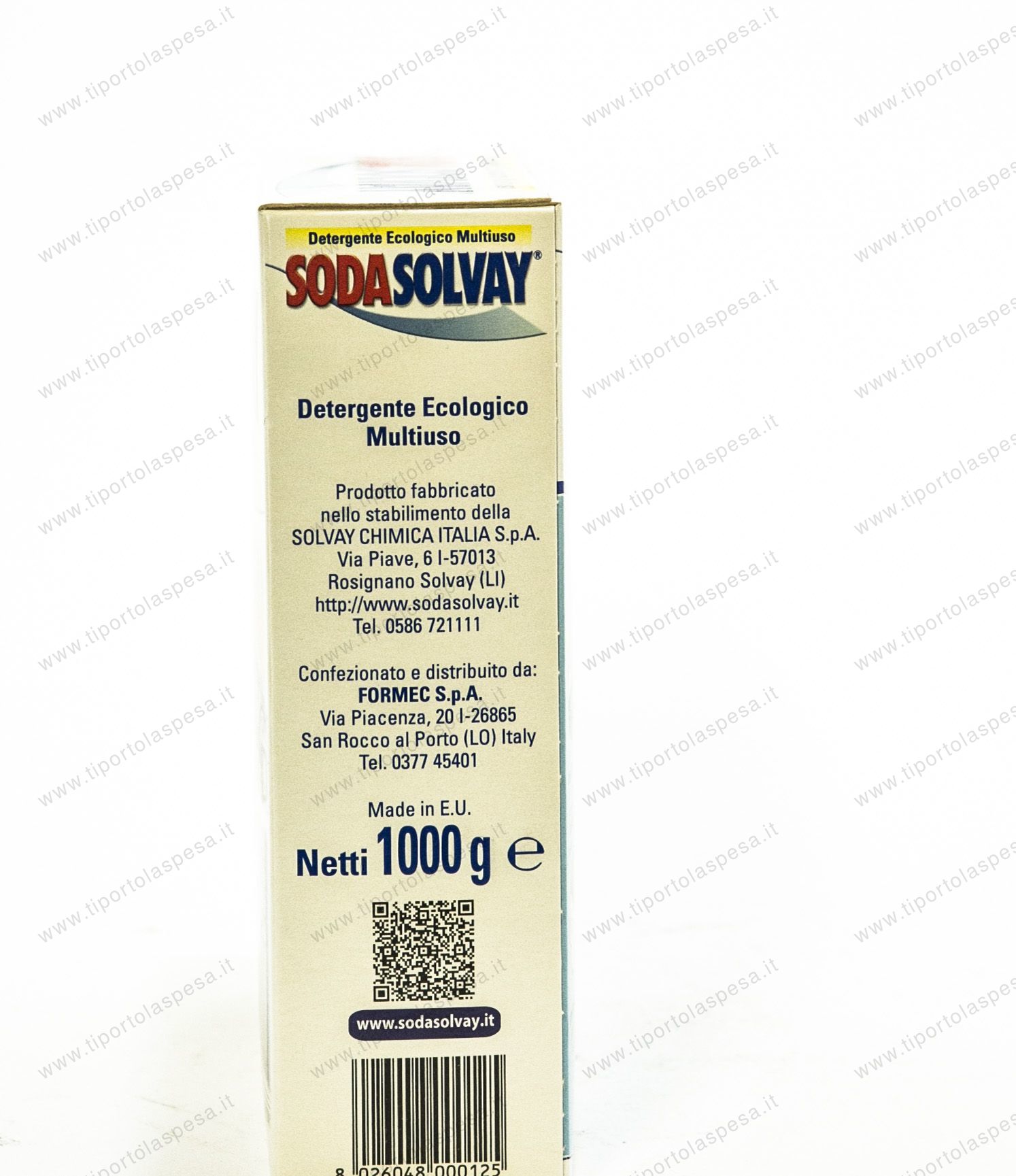 Detergente ecologico multiuso soda Solvay 