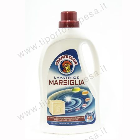 Detersivo bucato lavatrice marsiglia Chante Clair 26 lavaggi ml-1690
