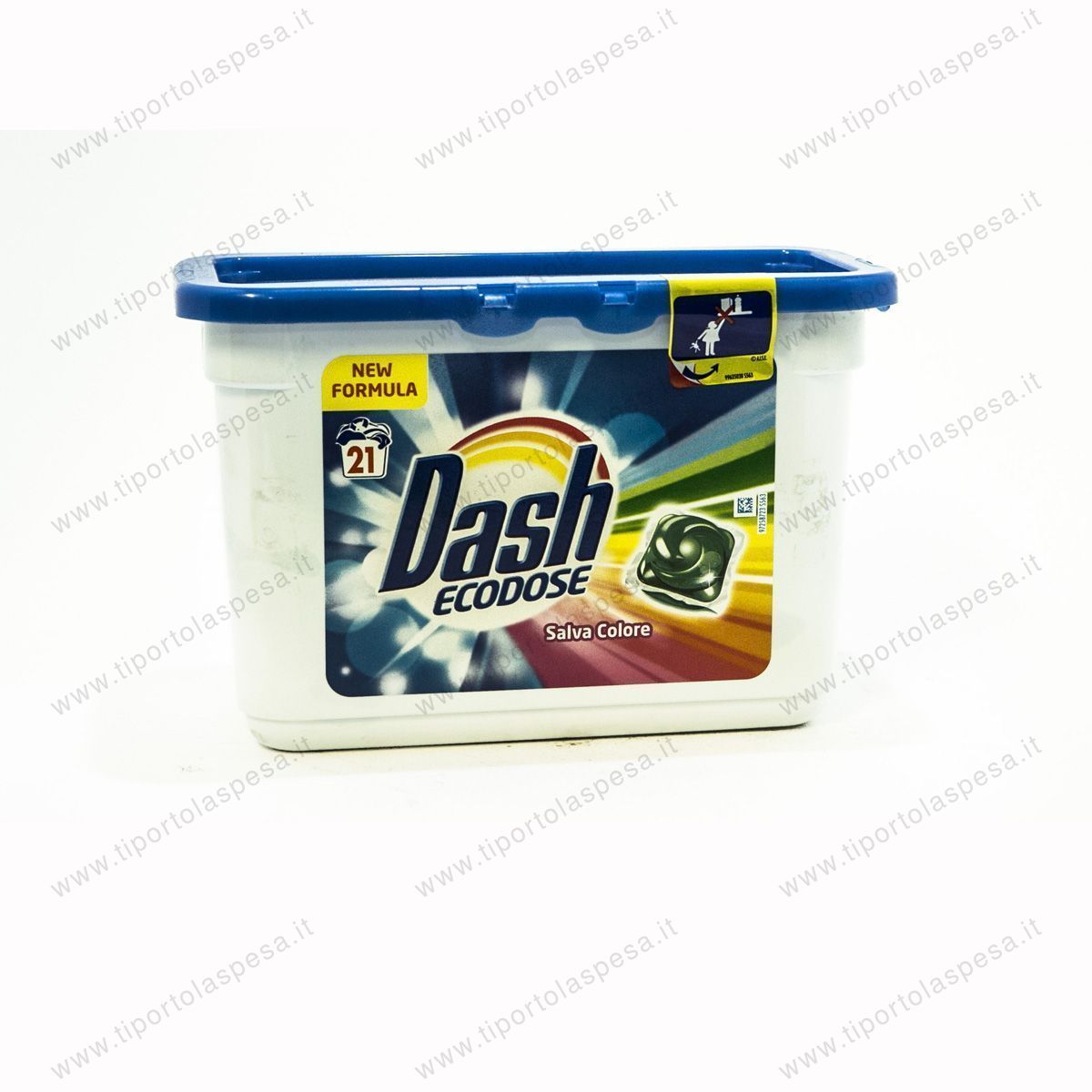 Detersivo lavatrice colorati ecodosi 3 in 1 Dash