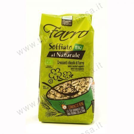 Farro soffiato naturale bio gr.125