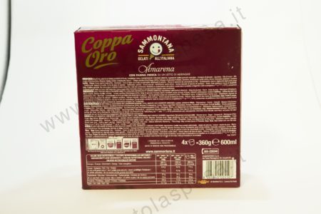 Gelato coppa oro amarena Sammontana x 4 - immagine 2