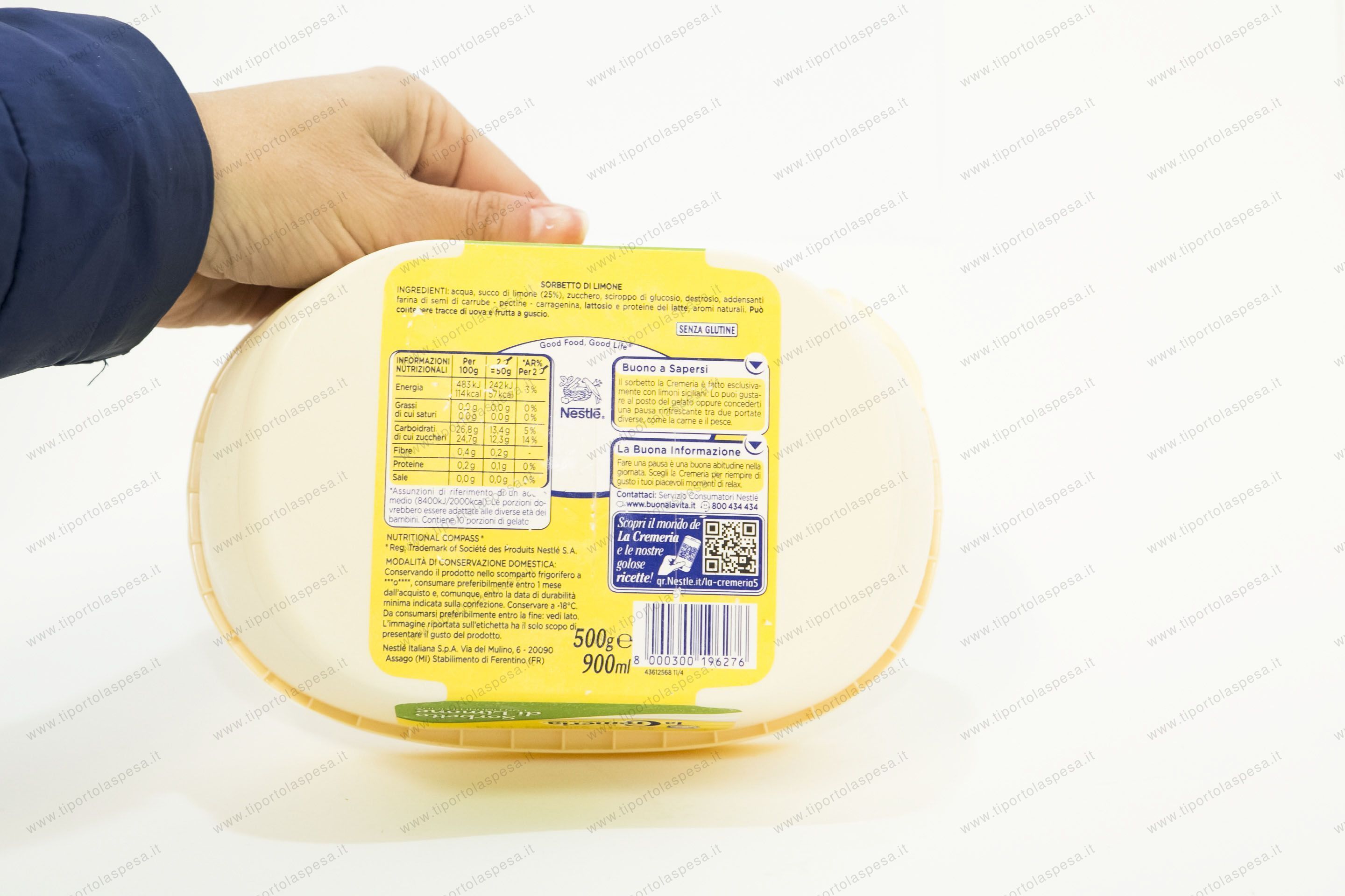 Vaschetta gelato La Cremeria Motta sorbetto limone gr.500 - immagine 2