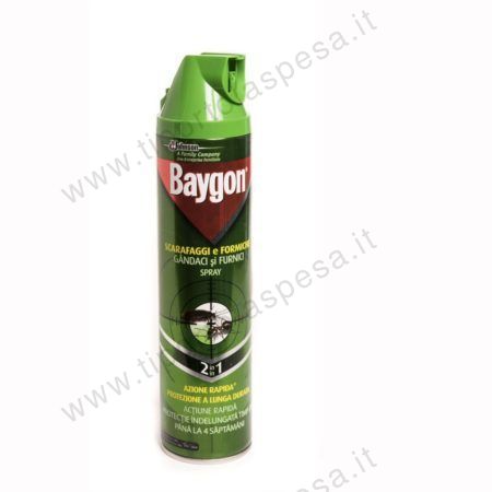 Insetticida Baygon spray scarafaggi formiche