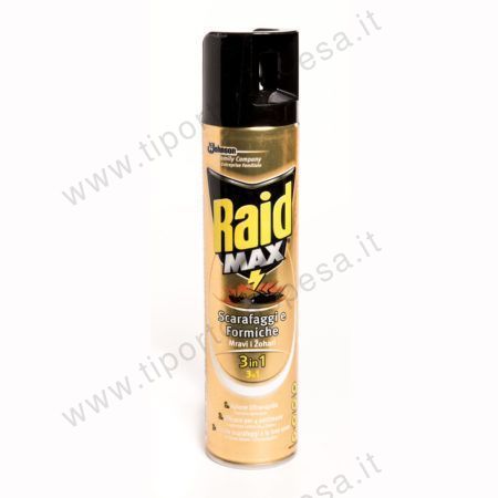 Insetticida Raid Johnson spray scarafaggi formiche