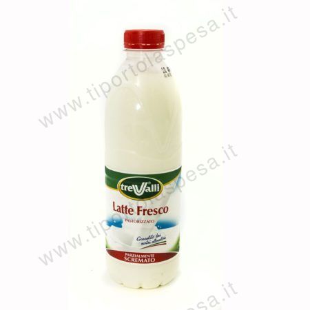 Latte fresco parz. scremato Trevalli lt.1