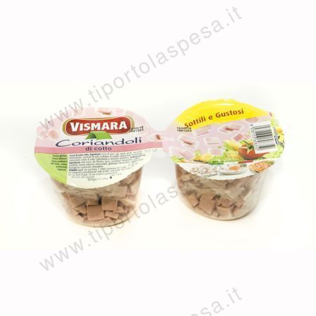 Coriandoli prosciutto cotto Vismara gr.80 x 2