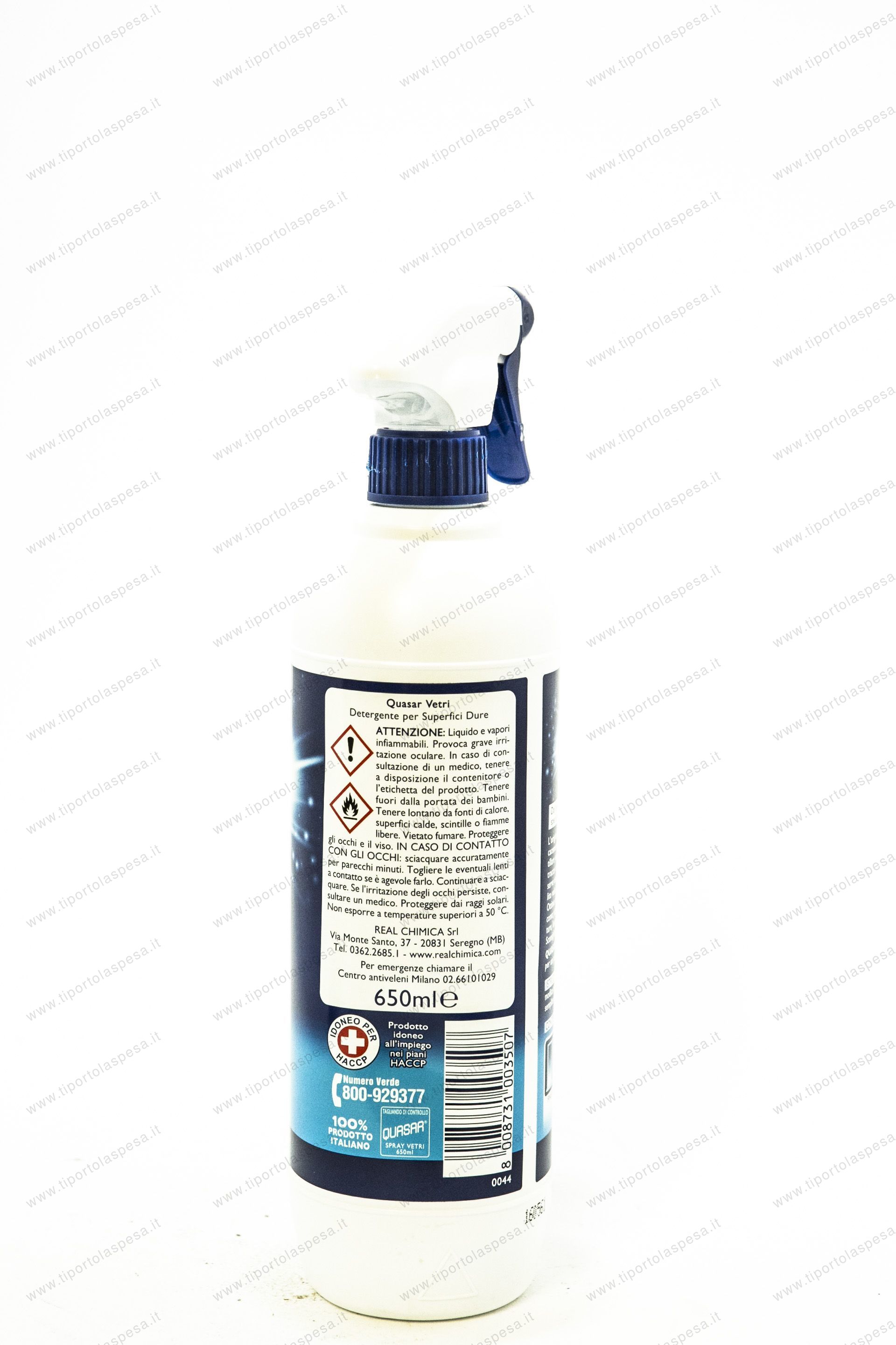 VETRIL - Ammoniaca - Ricarica Per Spray Detergente 650 Ml