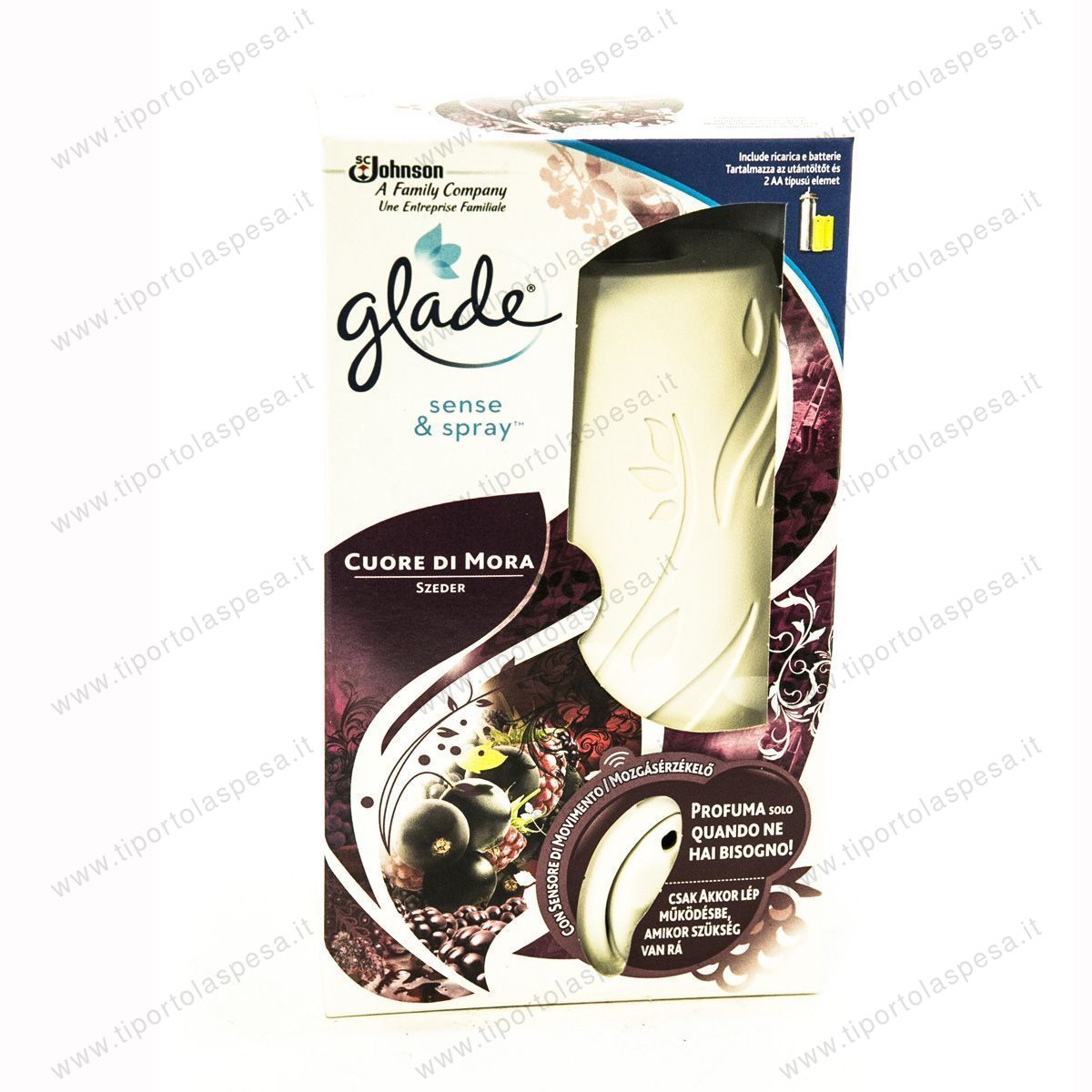 Diffusore profumo mora Glade sense&spray