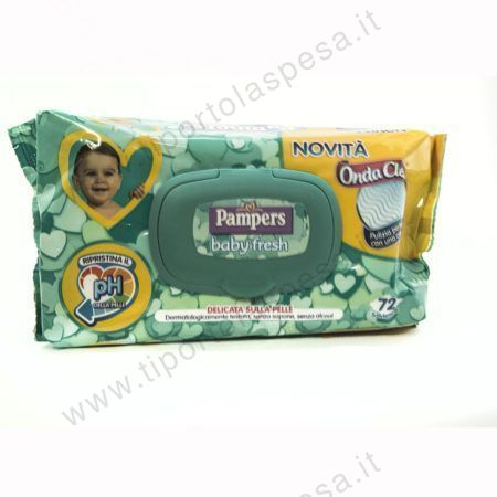 Salviette bambino Pampers fresh x 72