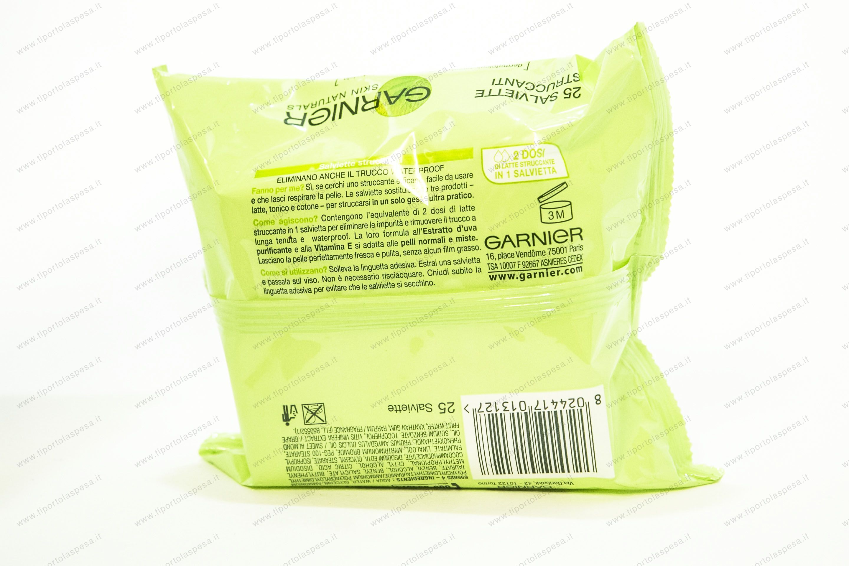 Salviette struccanti skin naturals Garnier - immagine 2