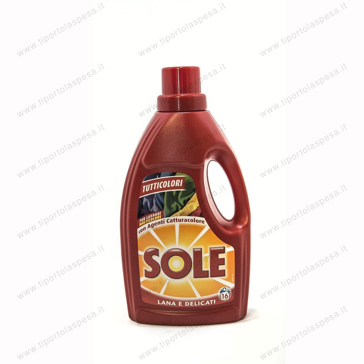 Detersivo bucato mano e lavatrice Sole lana e delicati colorati