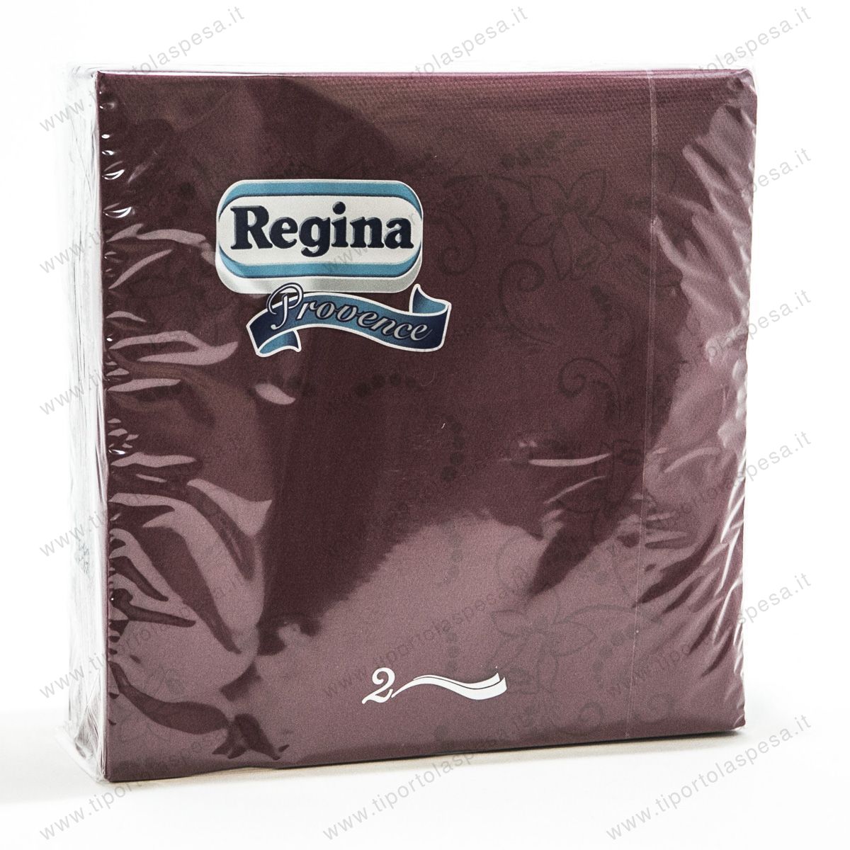 Tovaglioli 2 veli  colorati Regina provence x 44