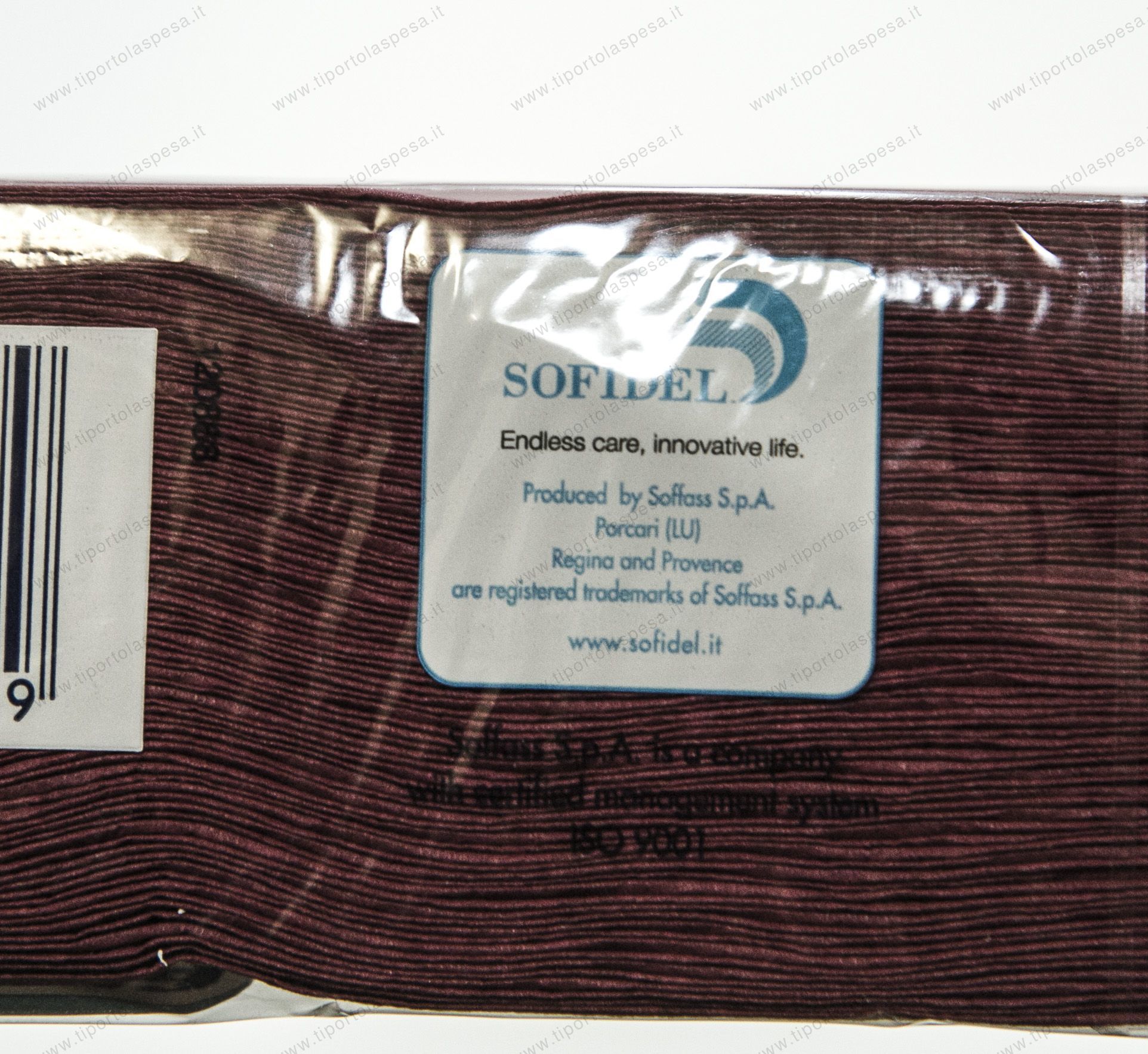 Tovaglioli 2 veli  colorati Regina provence x 44 - immagine 2