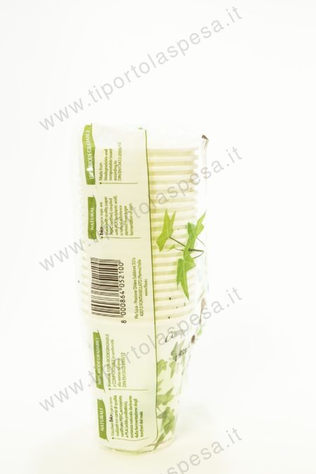 Bicchieri compostabili Flo biologica x 20 - immagine 2