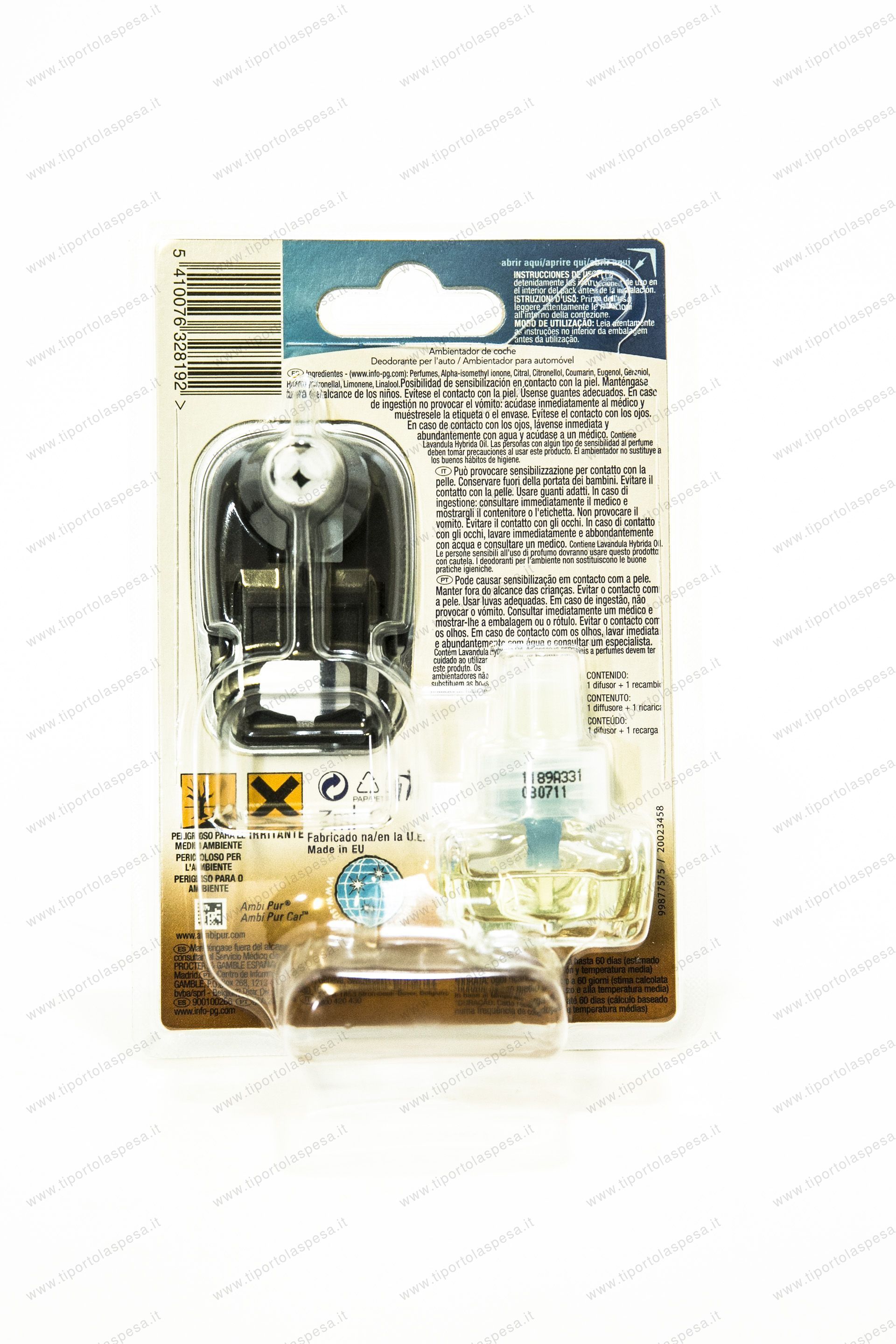 Deodorante auto anti tabacco Ambipur car - immagine 2