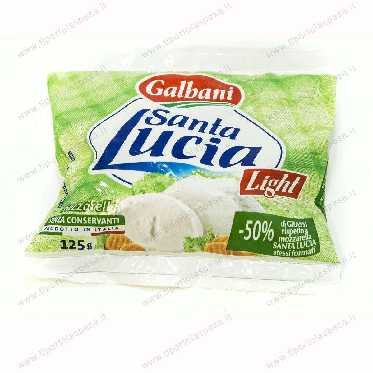 Mozzarella Santa lucia light Galbani www.tiportolaspesa.it