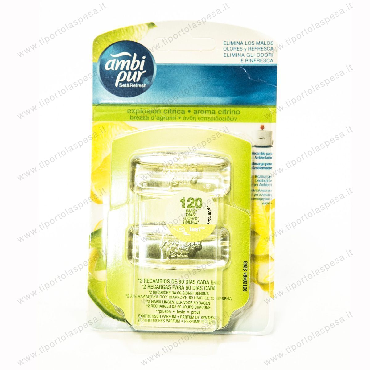 Ricarica profumo ambienti agrumi Ambipur