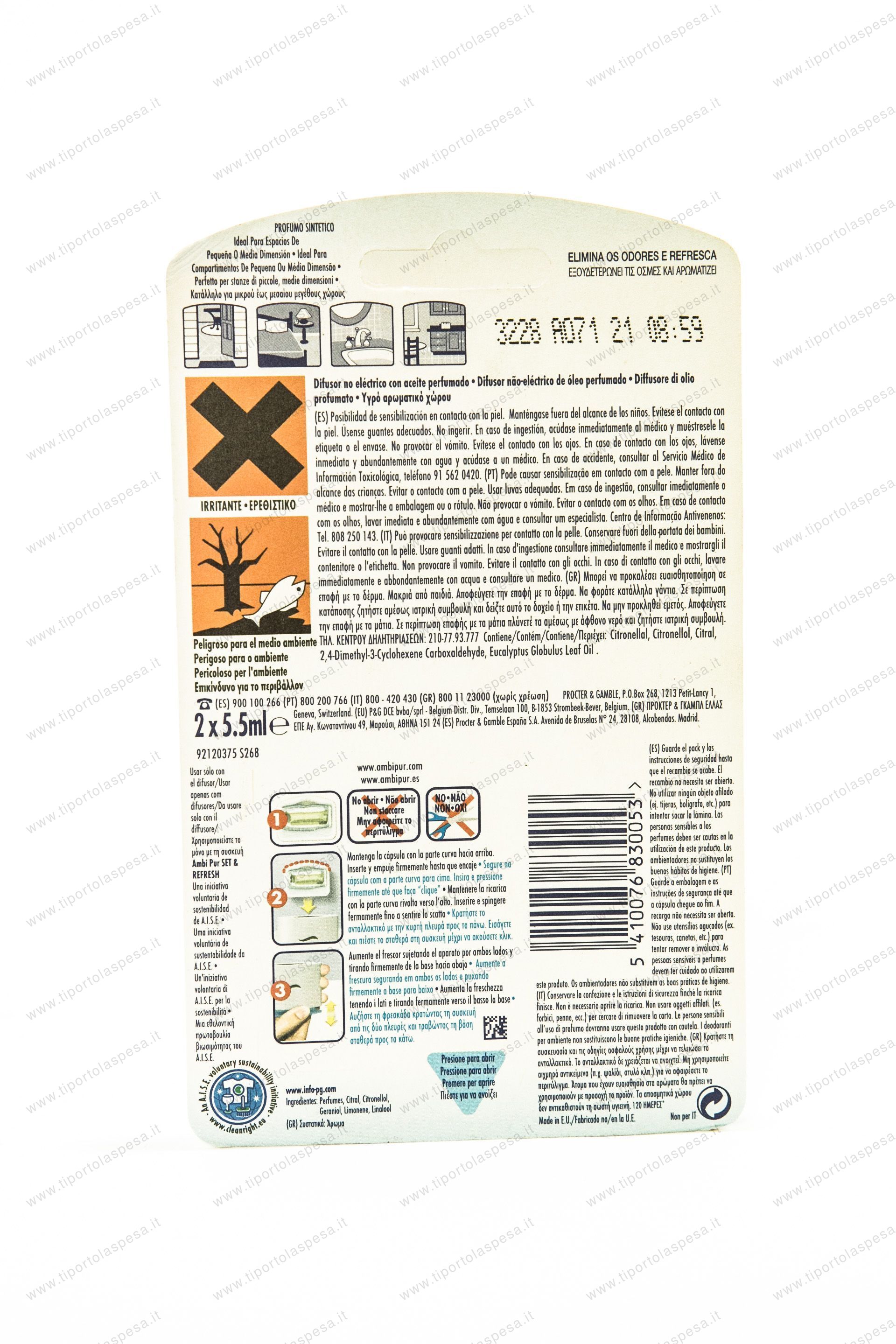 Ricarica profumo ambienti agrumi Ambipur - immagine 2