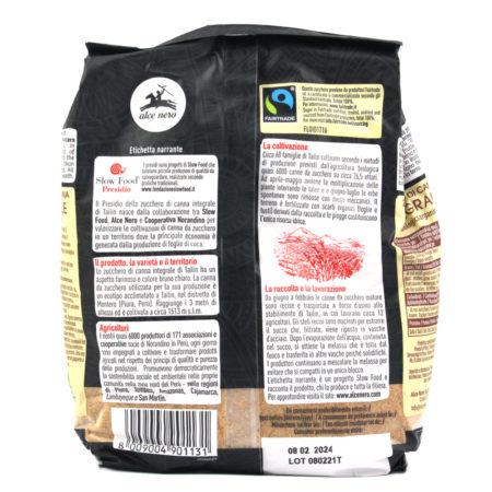 Zucchero integrale di canna BIO Alce Nero gr.500 - immagine 2
