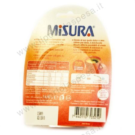 Dolcificante Misura 170 compresse - immagine 2