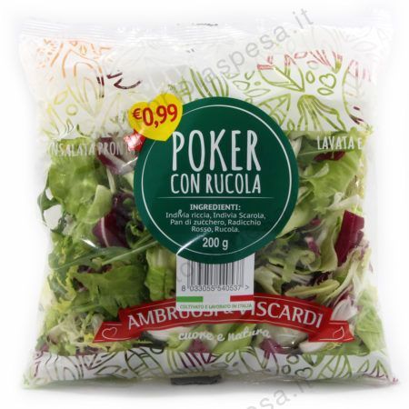 Insalata poker con rucola Ambruosi Viscardi gr.200