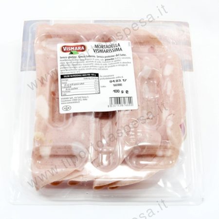 Mortadella con pistacchi fette Vismara - immagine 2