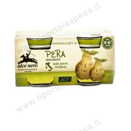 Omogeneizzati Bio Alce Nero pera