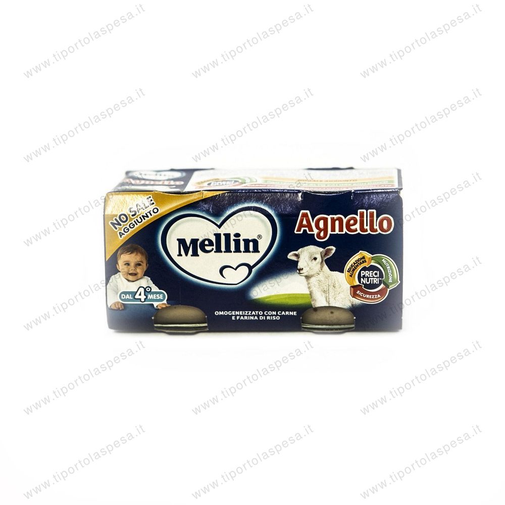 Omogeneizzati Mellin agnello gr.80 x 2 