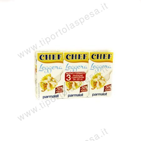 Panna chef leggera uht Parmalat gr.125 x 3