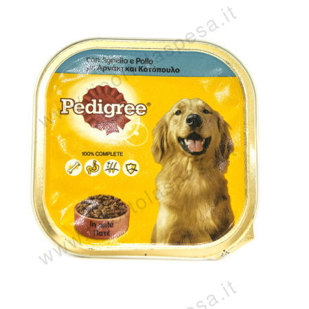 Patè agnello e pollo cane Pedigree gr.300