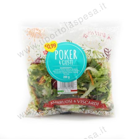 Insalata poker 4 gusti Ambruosi Viscardi gr.200