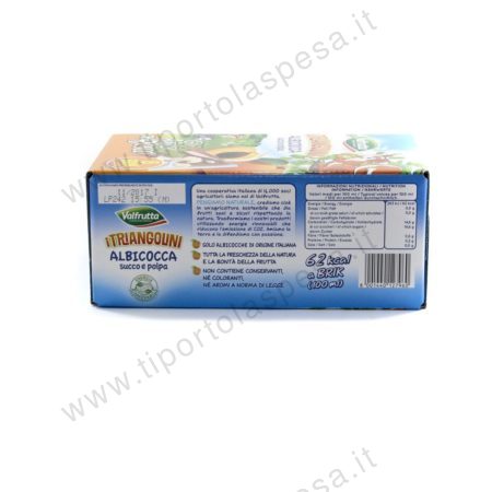 Succhi triangolini Valfrutta albicocca x 8 - immagine 2