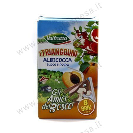 Succhi triangolini Valfrutta albicocca x 8