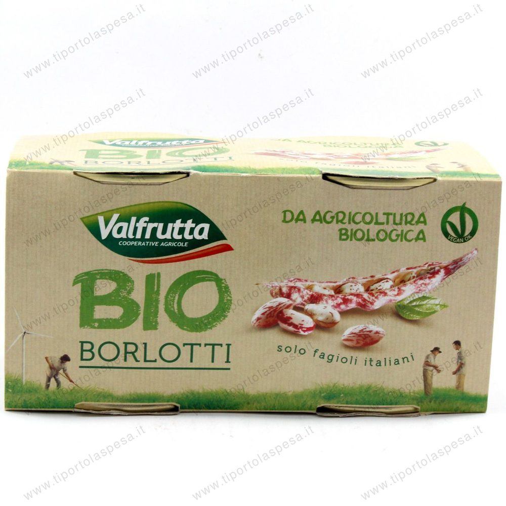 Fagioli borlotti BIO Valfrutta gr.400 x 2
