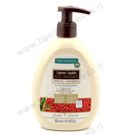 Sapone liquido bacche goji e bamboo Naturaverde Bio