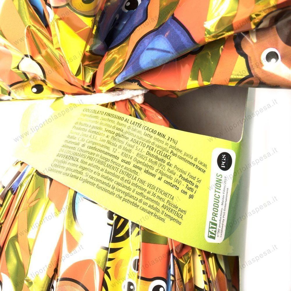 Uovo cioccolato al latte Jungla Preziosi gr.240 - immagine 3