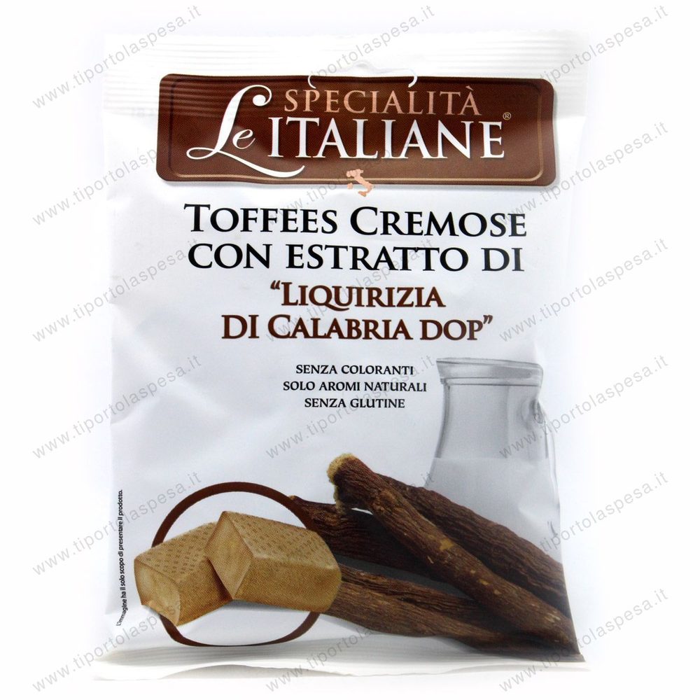 Caramelle toffees liquirizia Calabria Serra gr.100