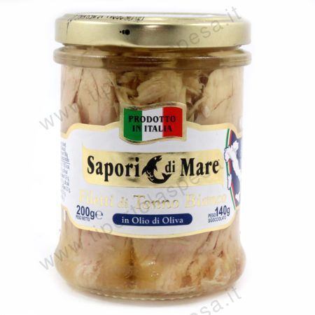Filetti tonno bianco olio d'oliva Sapori di Mare gr.200