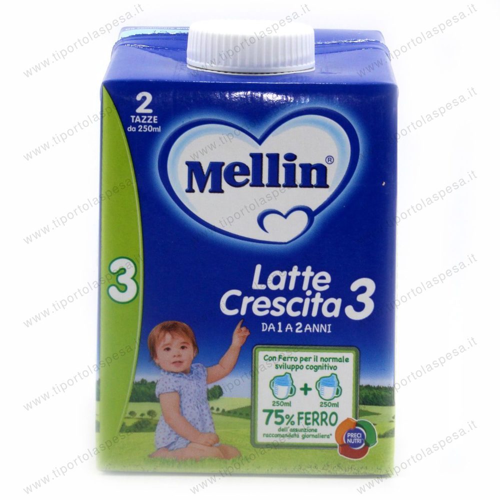 Latte crescita 3 Mellin ml.500