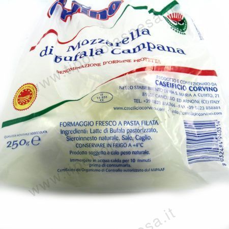 Mozzarella bufala campana Corvino Dop Bocconcini gr.250 - immagine 2