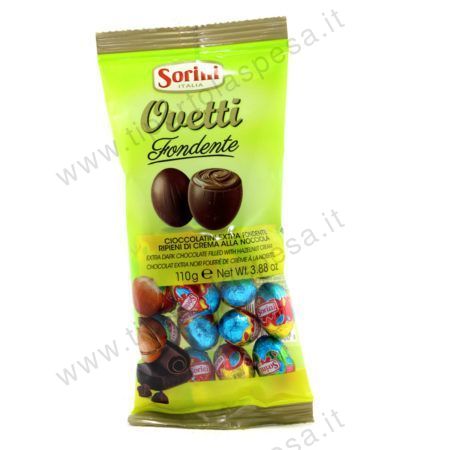 Ovetti cioccolato fondente Sorini