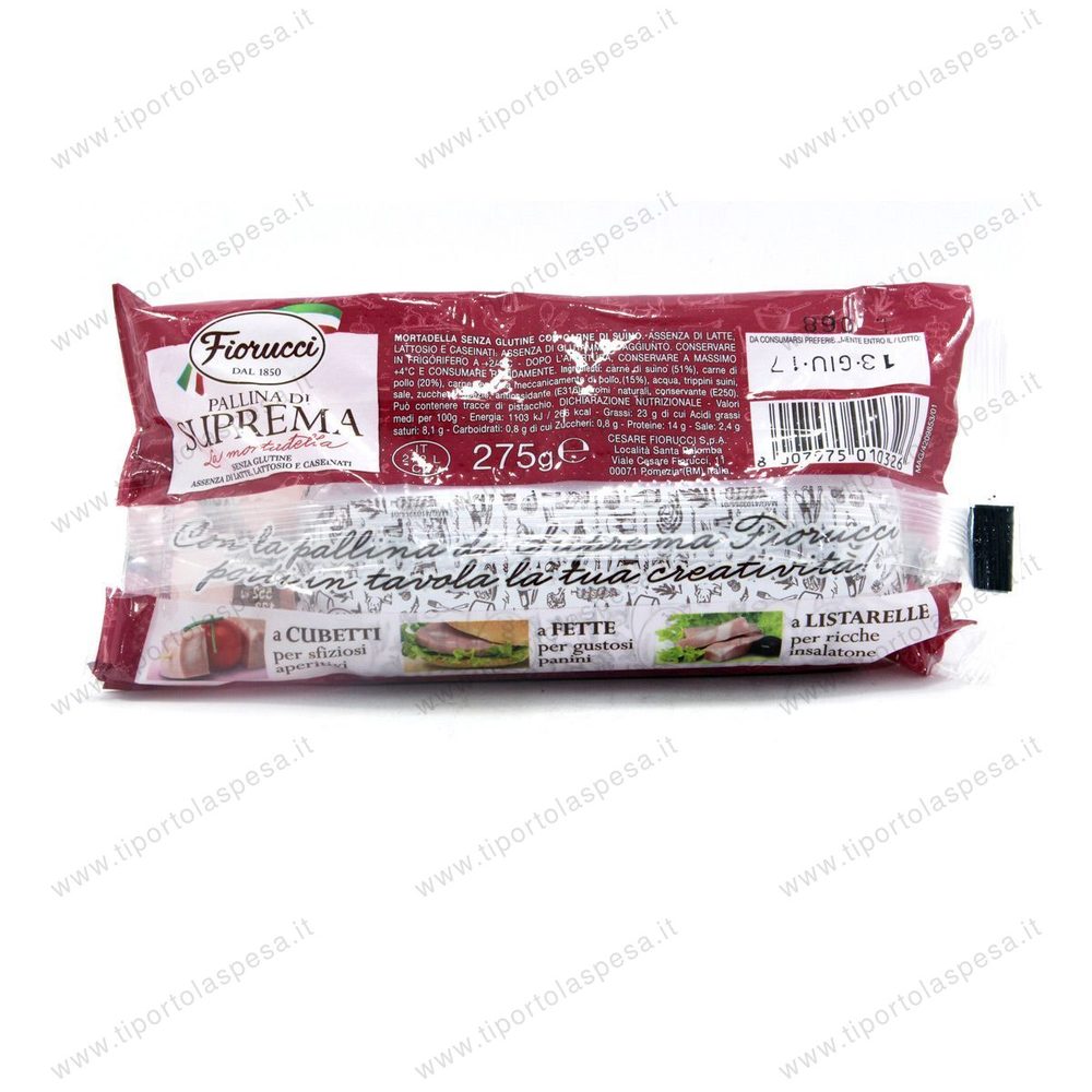 Mortadella suprema Fiorucci gr.275 - immagine 2