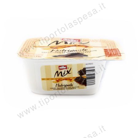 Yogurt arancia e cialdine cioccolato intrigante Muller mix - immagine 2