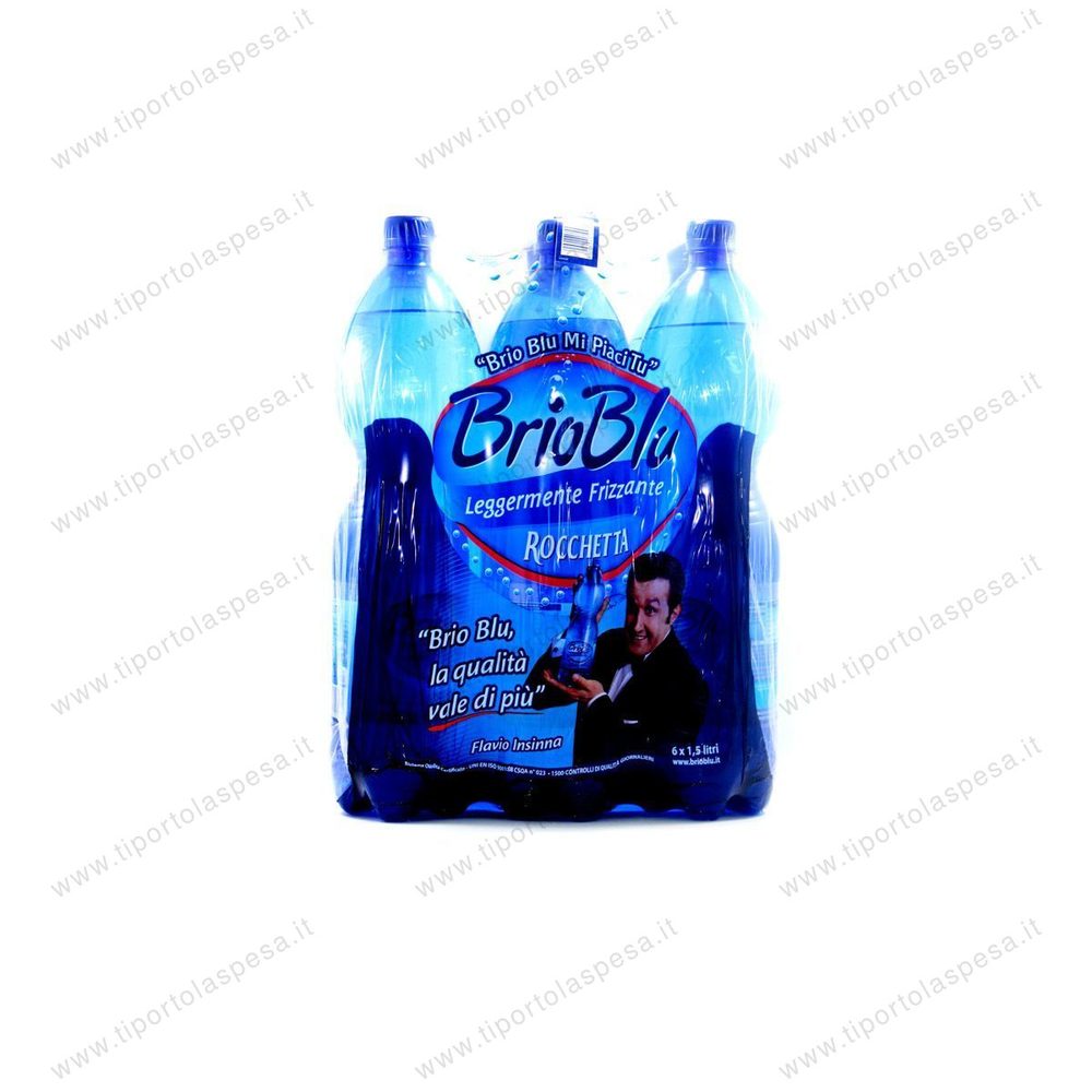 Acqua Minerale Leggermente Frizzante Brio Blu Rocchetta - 6