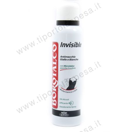 Deodorante spray Borotalco Roberts invisible